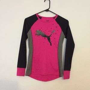 Girls Puma Long Sleeve Shirt